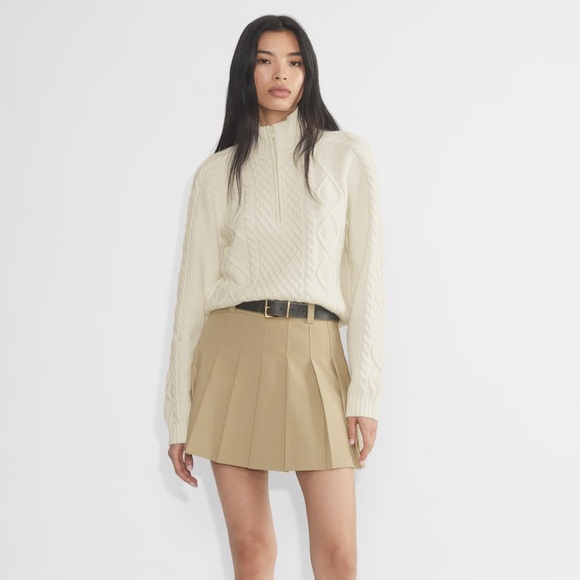 Aritzia x Sunday Best - Boreal 1/4 zip
Merino wool cable-knit sweater, W’s Small - Picture 4 of 8